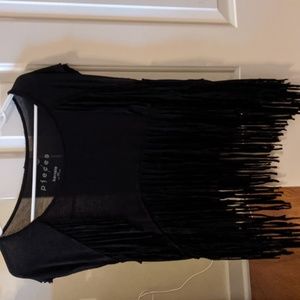 Kensie Fringe Top